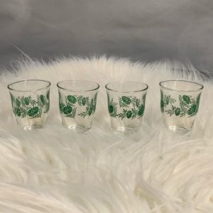 Made in Italy shot glassses (lot of‎ 4)